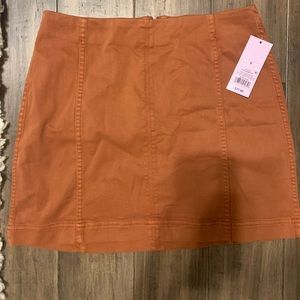 Wild Fable Burnt Orange Mini Skirt